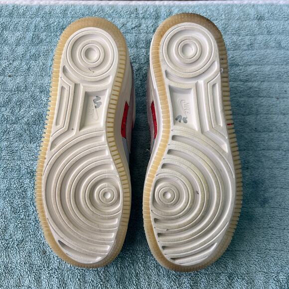 Nike Air Force 1 Shadow DM8076-100 Patchwork Yellow Red Size 9 Women’s - Picture 6 of 11